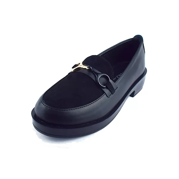 Chaussure pour femme 027 noir daim ..........    sandale médicale femme confortable Maroc